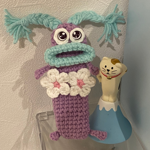 パクパクモンスターiQOSケース かぎ針編み物電子タバコケース アイコス