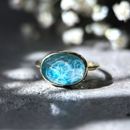 83 ブラジル産 希少ブルーエメラルド 1.2 ct 指輪・リング