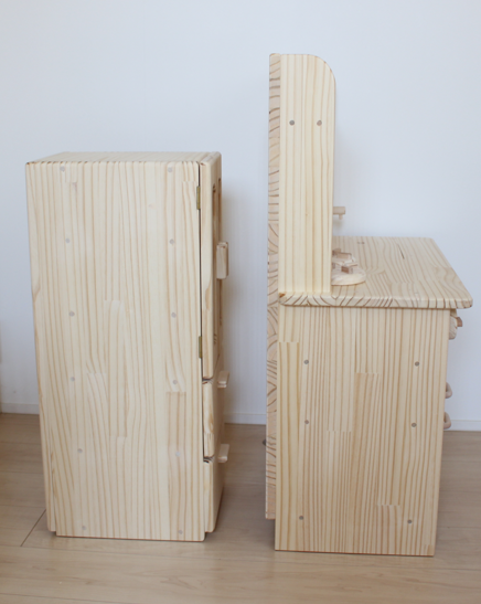 [受注品]おままごと冷蔵庫～3ドアモデル～