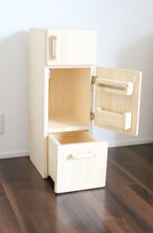 [受注品]おままごと冷蔵庫～3ドアモデル～