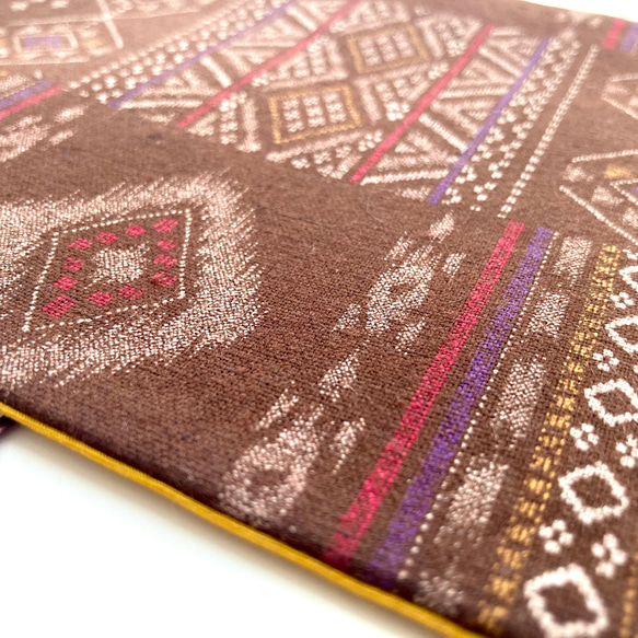 紬風のフォークロアな文庫サイズブックカバー 5枚目の画像