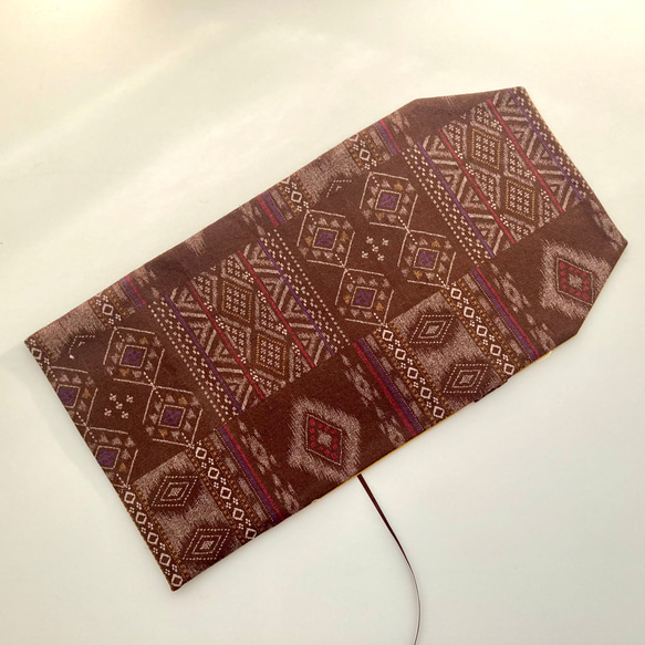 紬風のフォークロアな文庫サイズブックカバー 4枚目の画像