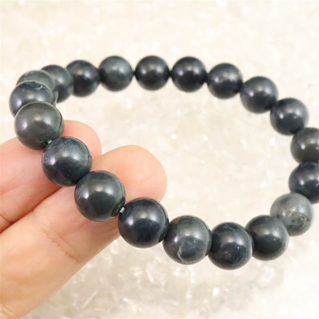 神居古潭石 （カムイ・コタン） ブルー 10mmブレスレット  29.1g #61233