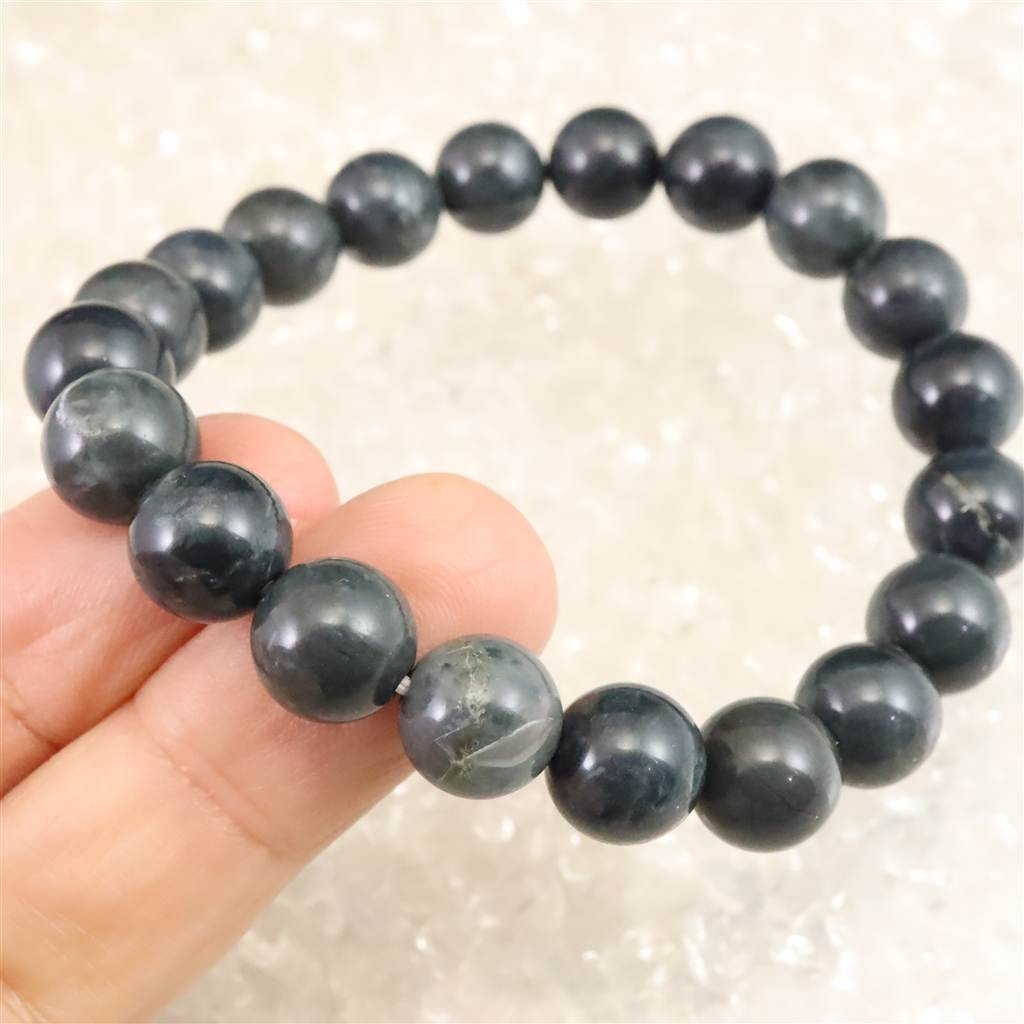 神居古潭石 （カムイ・コタン） ブルー 10mmブレスレット  29.1g #61233
