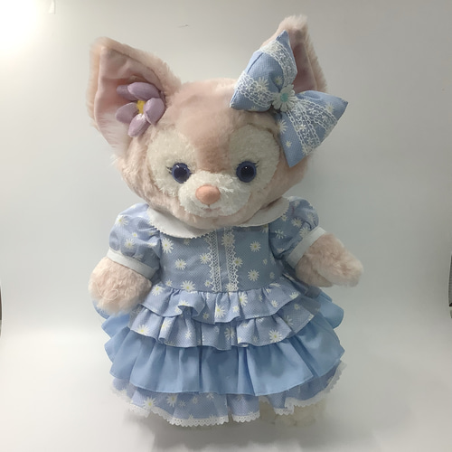 Sサイズリーナベル4段フリルの豪華なワンピース ぬいぐるみ mama-bear