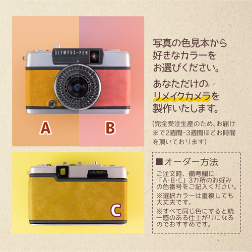 フィルムカメラ 完動品 OLYMPUS PEN EE-2 オーダーカスタム