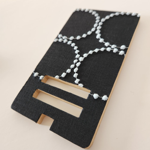 ミナペルホネン タンバリン ハンドメイド スマホスタンド カード