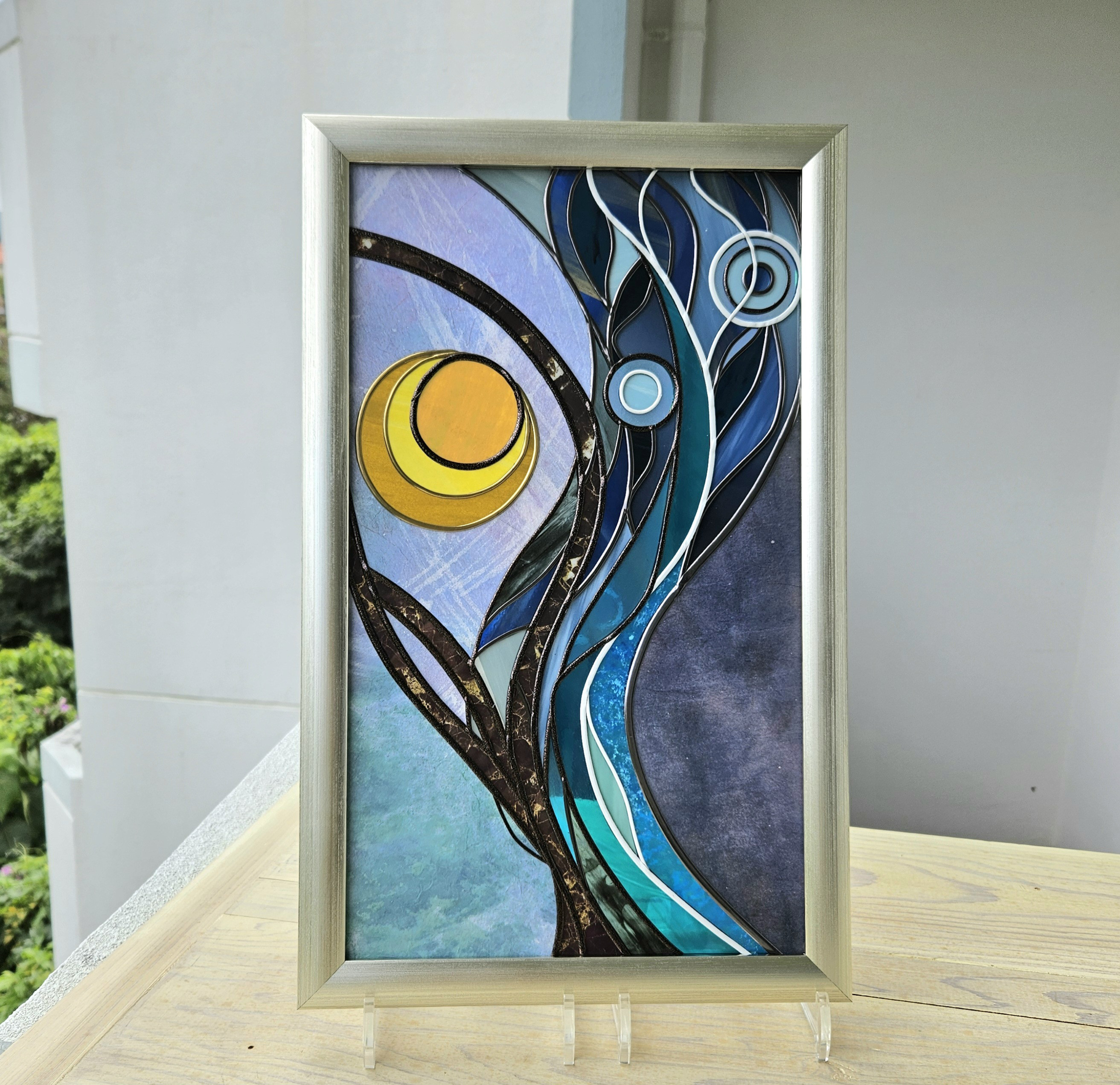 ●土佐和紙●  『月読 Tsukuyomi』グラスアートボード