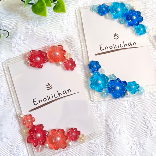 硬質ケースデコ　B7 花束　メンカラ 硬質ケースデコ B7 花束 メンカラ 硬質ケースデコ B7 花束