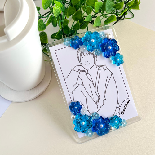 硬質ケースデコB7 花束メンカラ