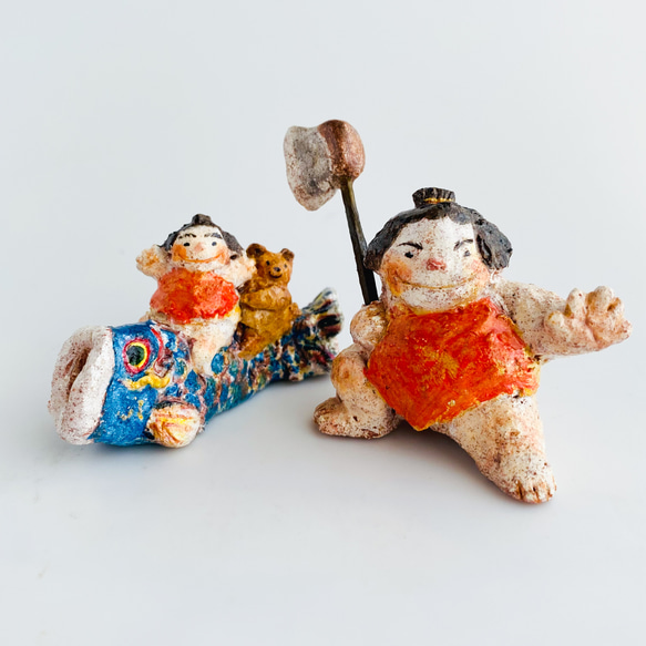 【子どもの日】金太郎とこいのぼり 10枚目の画像