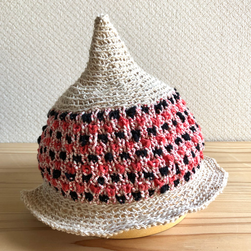kanon 手編みの帽子　二点 kanon 手編みの帽子 二点 手芸作品検索 | ハンドメイド 手芸作品
