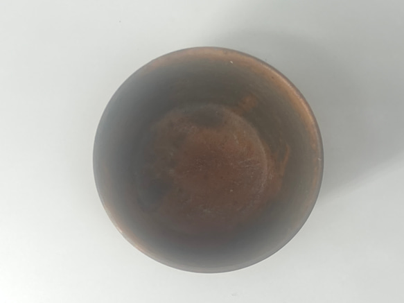 備前焼　青備前　蕎麦猪口　（３）紙箱入り 5枚目の画像