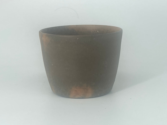 備前焼　青備前　蕎麦猪口　（３）紙箱入り 4枚目の画像