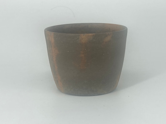 備前焼　青備前　蕎麦猪口　（３）紙箱入り 3枚目の画像