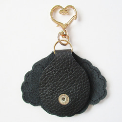 トイプードル ハート キーホルダー（ゴールド）※カラー選択出来ます 2枚目の画像