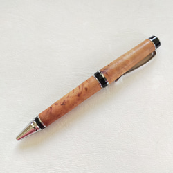 プラチナシェラ　ブライヤー杢ボールペン プラチナシェラ ブライヤー杢ボールペン 特上杢・花梨の瘤と