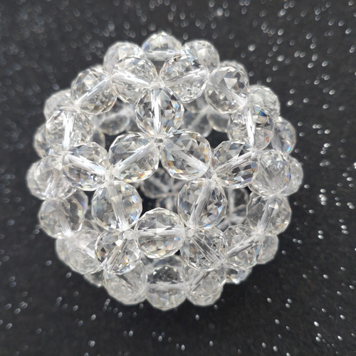 愛と調和】 フラーレン 水晶96面トライアングルカット 10mm その他