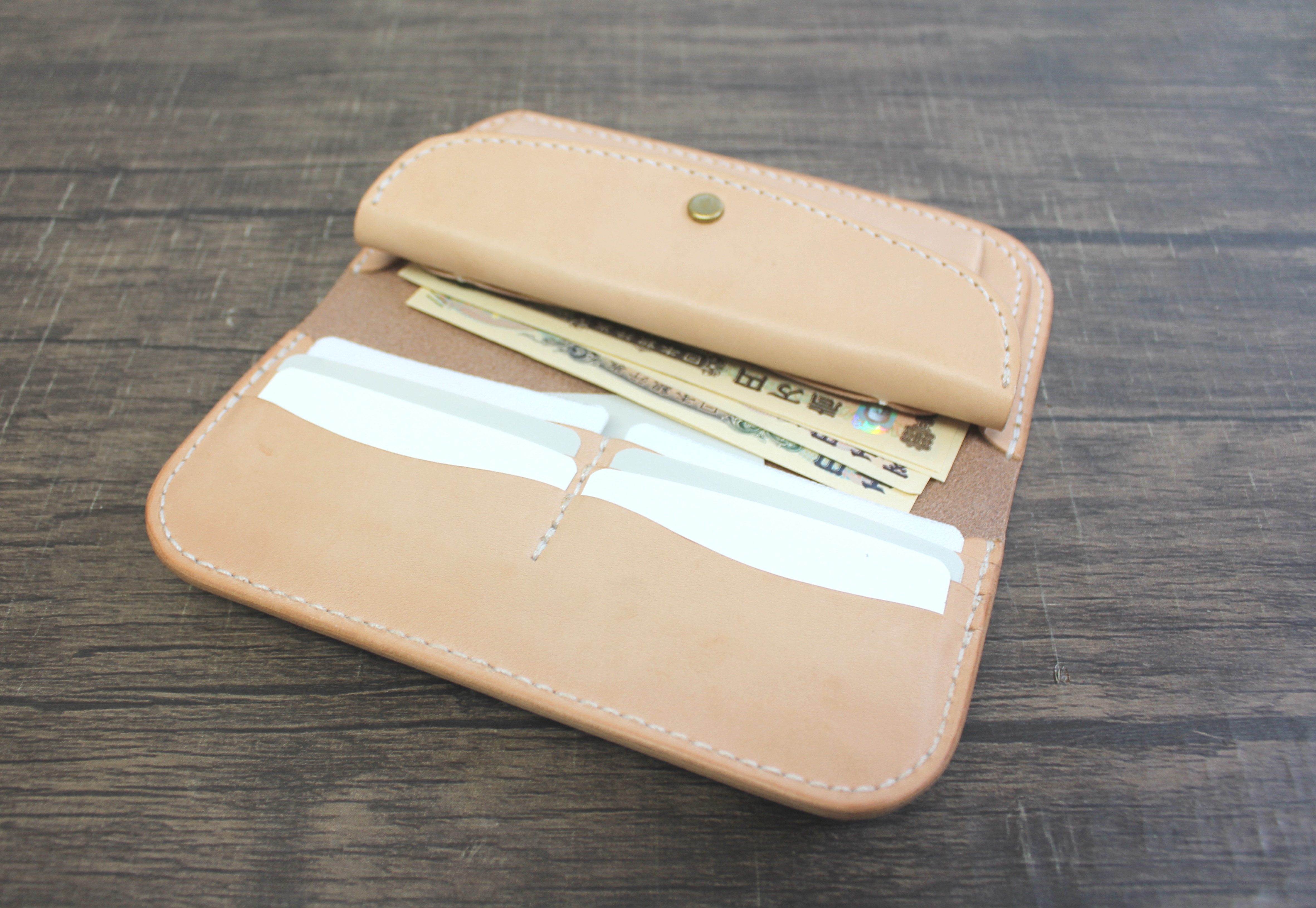 昭南サドルレザー使用　シンブル　長財布　wallet【在庫品・ワケあり】