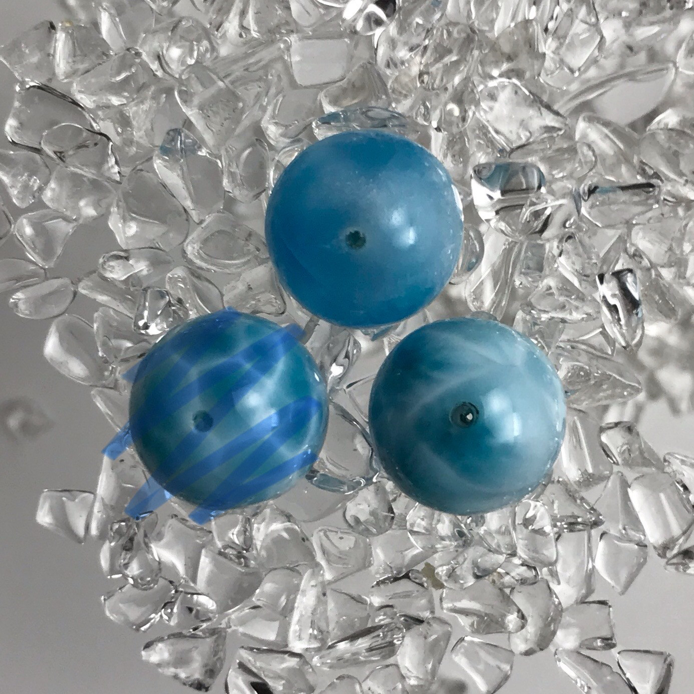 AAAAA ラリマービーズ　14mm 【送料込】　LMB021 larimar　直輸入