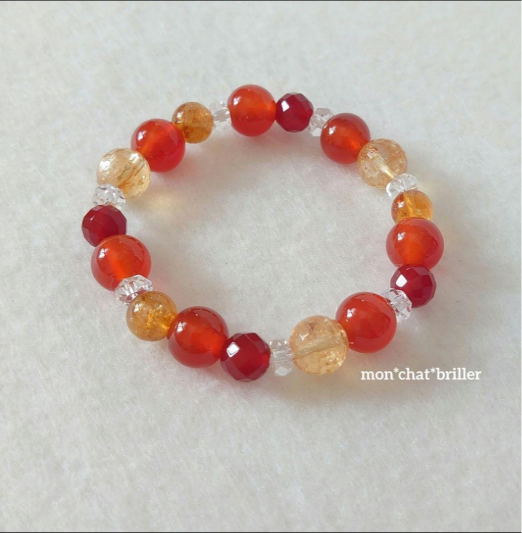 仕事、お金、身を守る　流れの良いデザインブレスレット　素敵な逸品