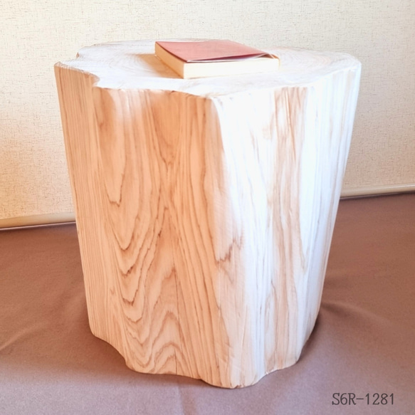 天然アロマ 東濃ひのき フリルスツール テーブル 無垢無塗装 オーガニック 天然アロマ 東濃ひのきフリル スツール・テーブル・特大・無垢無