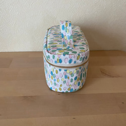 受注制作ミナペルホネン/jellybeans  バニティポーチ 6枚目の画像