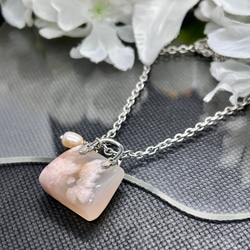 桜瑪瑙ペンダントトップ 53*32mm 特大超美品 桜瑪瑙ペンダントトップ 53*32mm 特大超美品