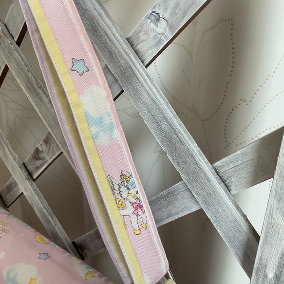 ショルダーバッグ、図書袋、絵本袋　　#2216 4枚目の画像