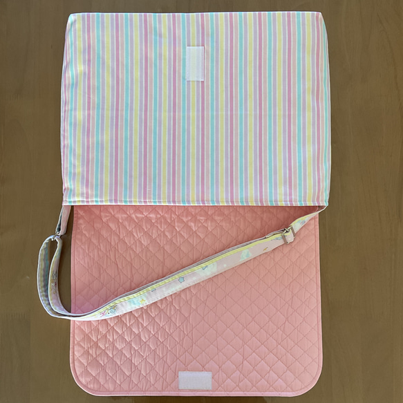 ショルダーバッグ、図書袋、絵本袋　　#2216 5枚目の画像