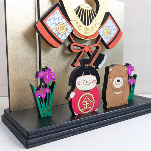 金太郎の兜】 子供の日 端午の節句 兜 こいのぼり 五月人形 名入れ