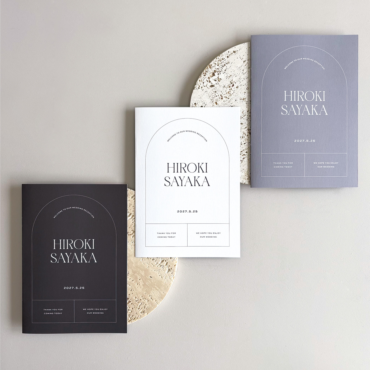 席次表 二つ折り 結婚式用 | メニュー表付き 席次表のみOK シンプル おしゃれ | Arch T