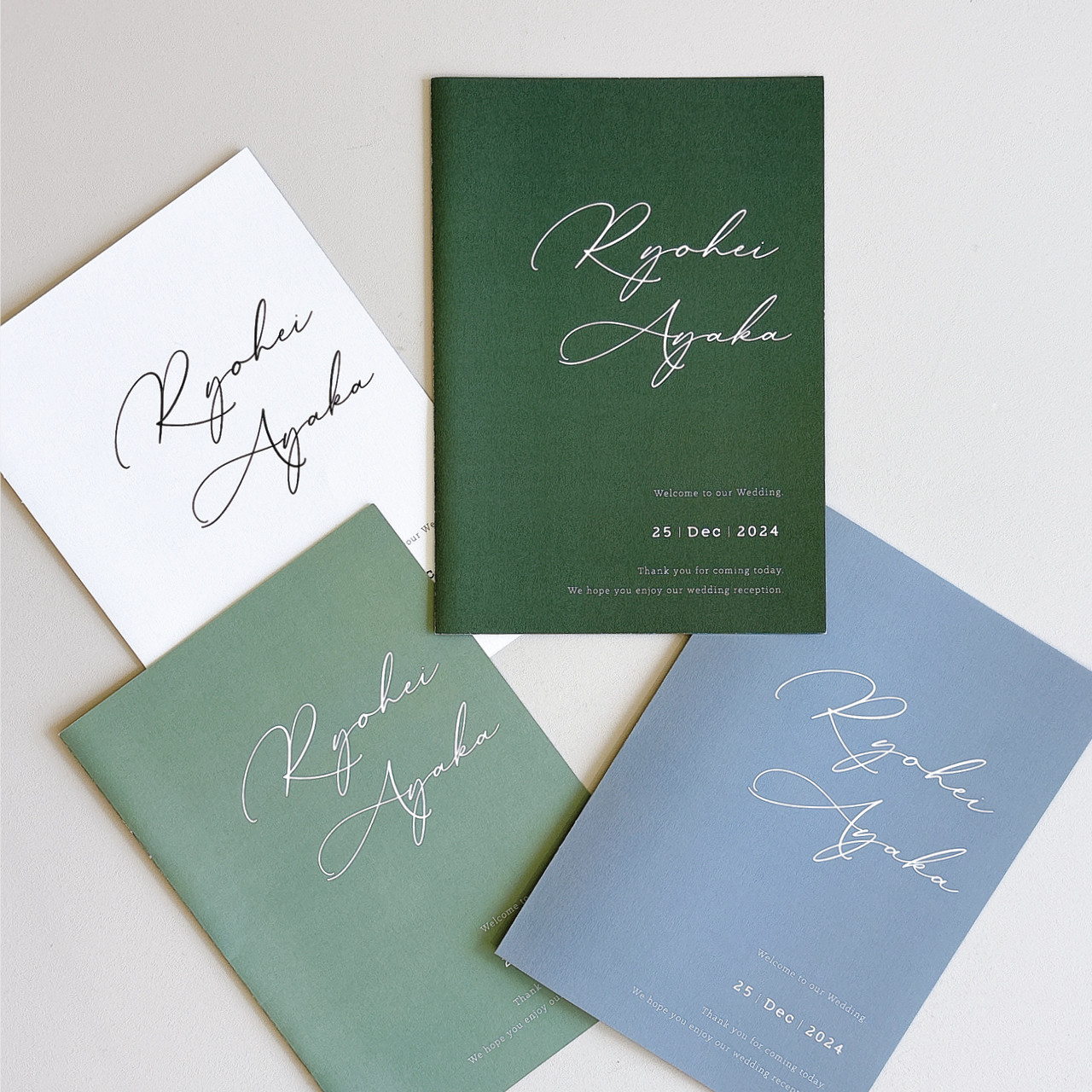 席次表 二つ折り 結婚式用 | メニュー表付き 席次表のみOK シンプル おしゃれ | Natural T