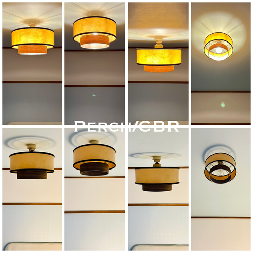 シーリングライト 照明 Perch/CBR E26 LED レトロ 北欧 オイルパーチ