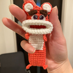 新作！NEW☆大人気ハンドメイド編みぐるみパクパクモンスターキー