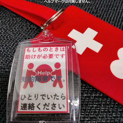 ヘルプマーク補助キーホルダー」（知的障害） キーホルダー