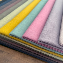 【カラーサンプル】無地 生地 布 コットンリネンやわらかヴィンテージ加工 コットンリネン 999サンプル 4枚目の画像