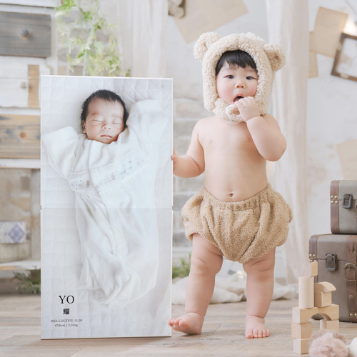 お子様の等身大のアルバムを作成致します^_^ 等身大アルバム プラス (身長61〜90cm) ☆モニター様表示から40%OFF