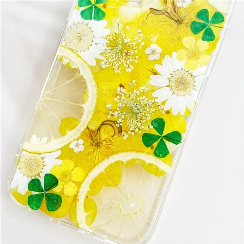 押し花ケース/iPhone16e/Galaxy S25/xperia 1VI/Google pixel9