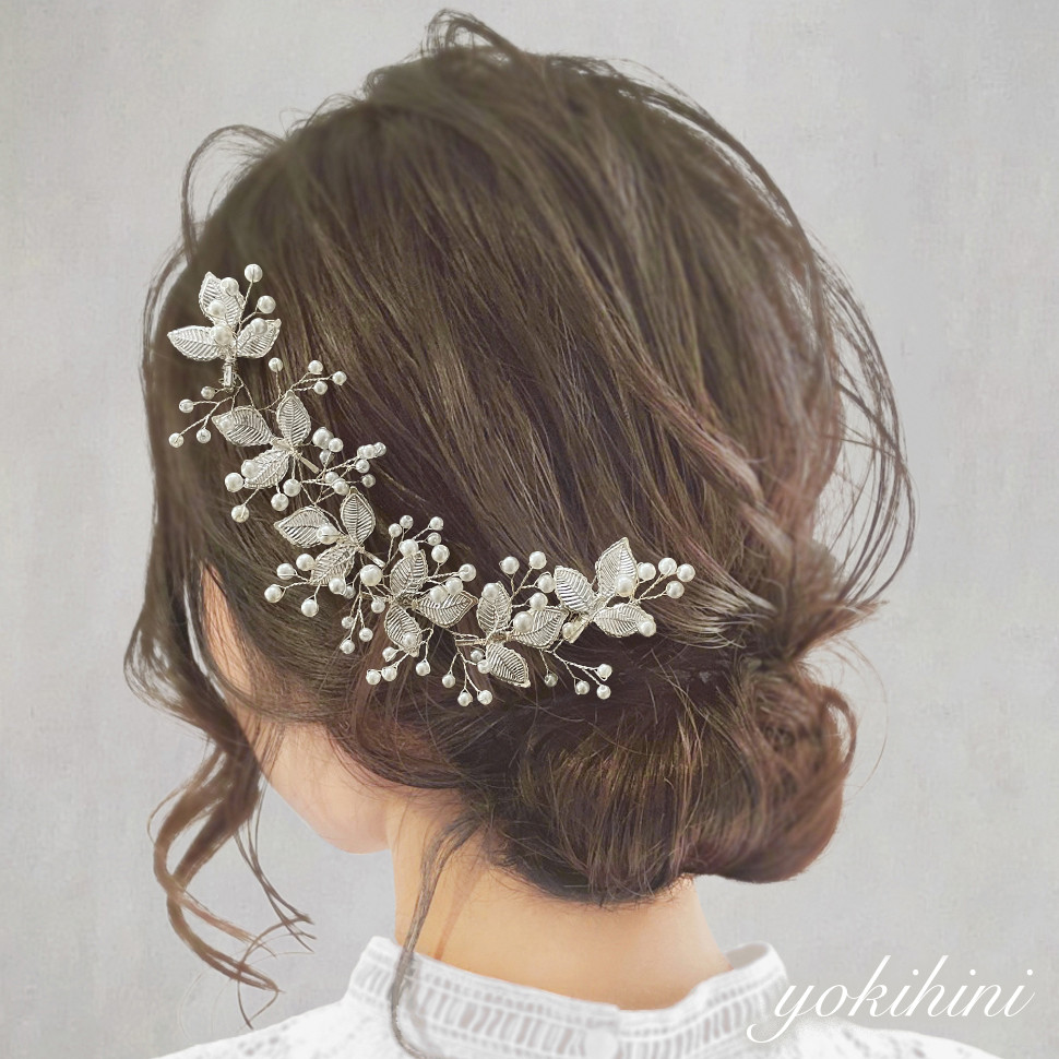 ウェディング ヘッドドレス ♡ ブライダル 結婚式 前撮り 髪飾り