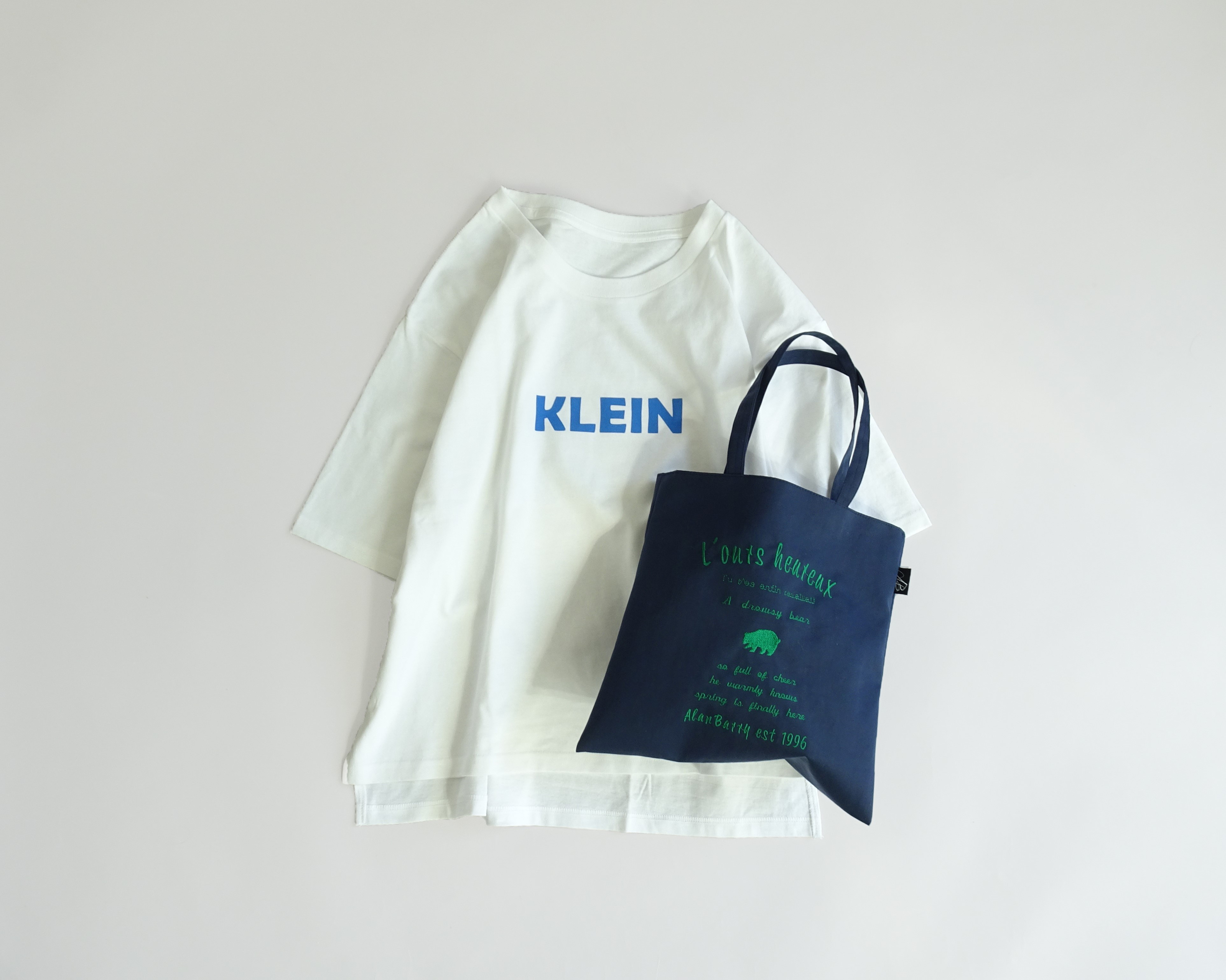 選べる／母の日、春夏の福袋/オーガニックコットンｔシャツ＋弱撥水刺繡トートバッグ