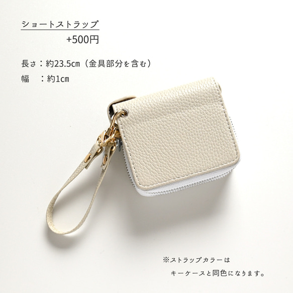 スマートキーケース ダブル +1 【 simple 】 3個収納 名入れ ニュアンスカラー HA62A 20枚目の画像