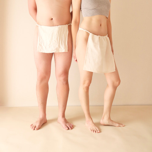 国産ダブルガーゼ 無漂白 ふんどし ［生成り］メンズ レディース 男女