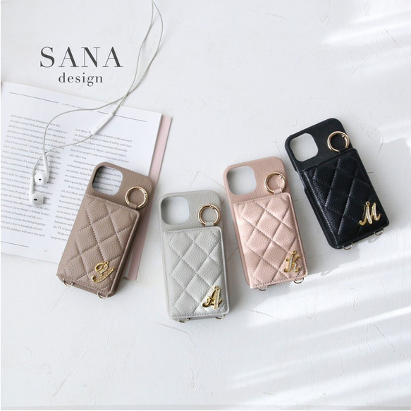 全機種iPhone17 16e 16pro 15 14 android キルティング ミラー