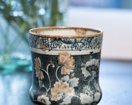 中国風風景画 陶器花瓶 elegant-club_a032-16971