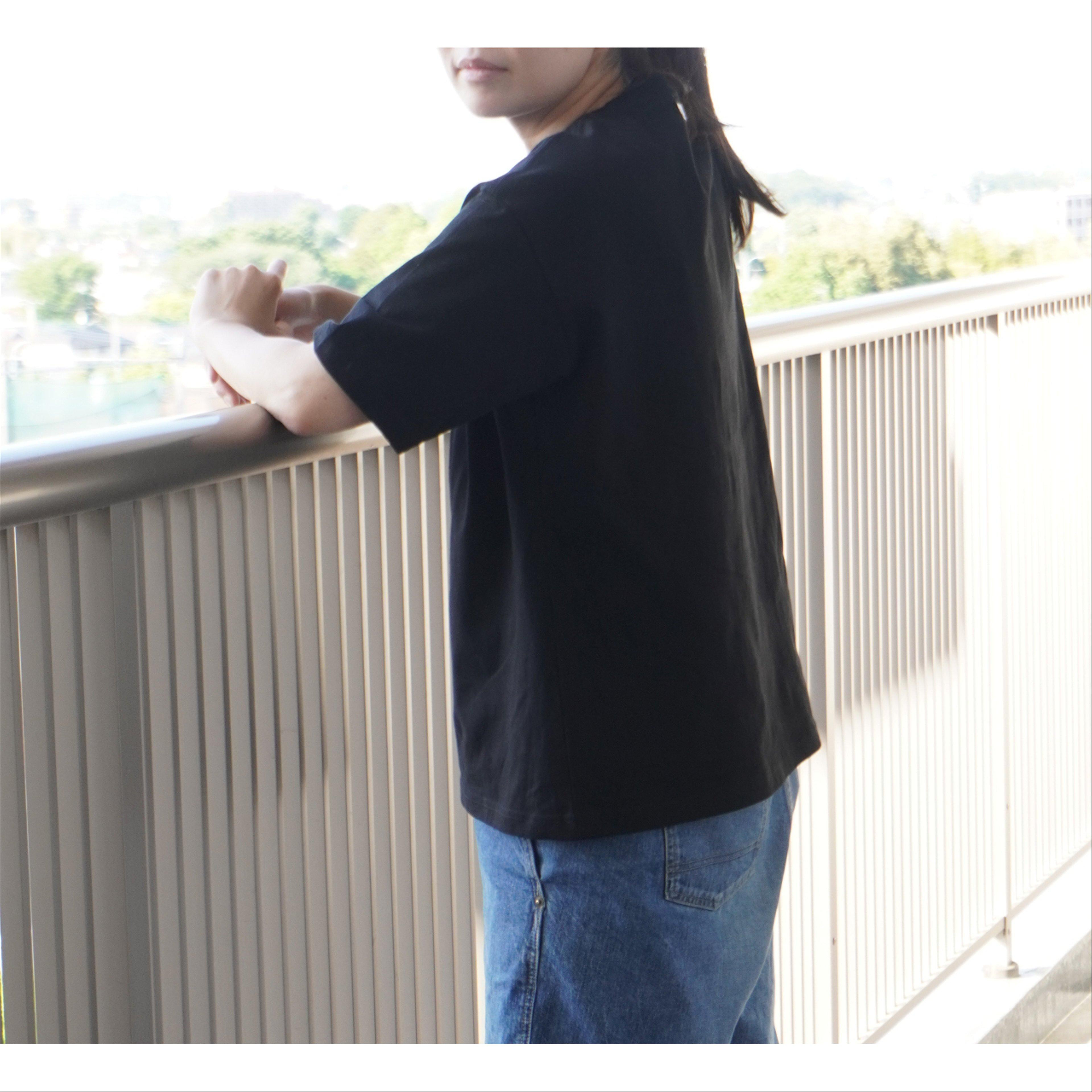 オーバーサイズTシャツ　ブラック