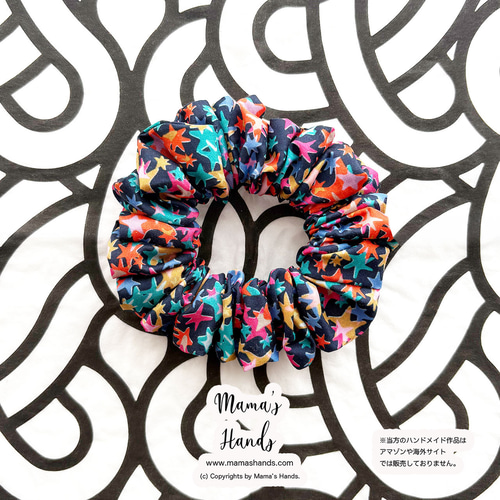 リバティ ハンドメイド シュシュとヘアゴム 50