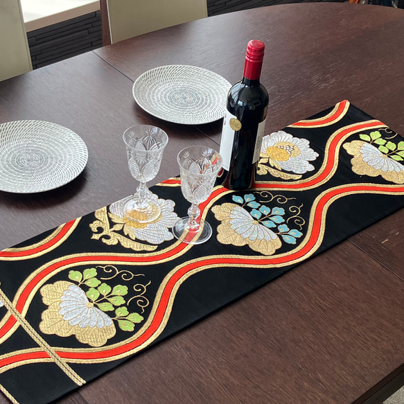 着物 帯 テーブルセンター BTC001 その他キッチン小物 Japanese Style