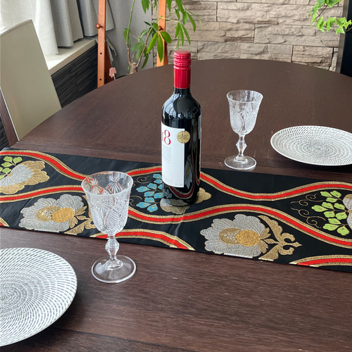 着物 帯 テーブルセンター BTC001 その他キッチン小物 Japanese Style