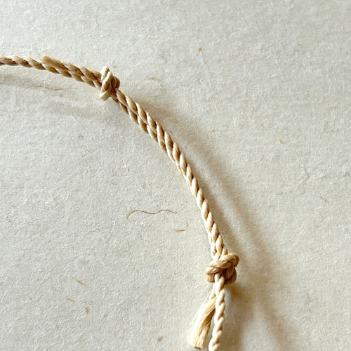 古代勾玉】本翡翠 精麻より紐ブレスレット A ブレスレット Sawre Rera